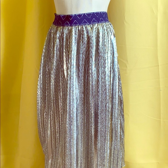 LuLaRoe skirt Jill silver - Picture 1 of 4